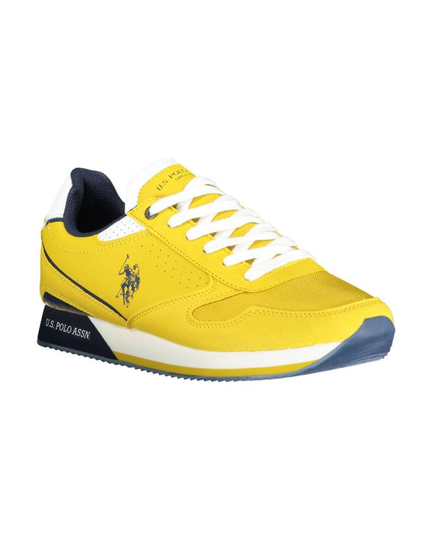 Yellow Polyester Sneaker