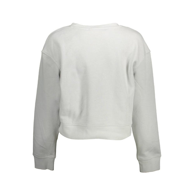 Gray Cotton Women Sweater
