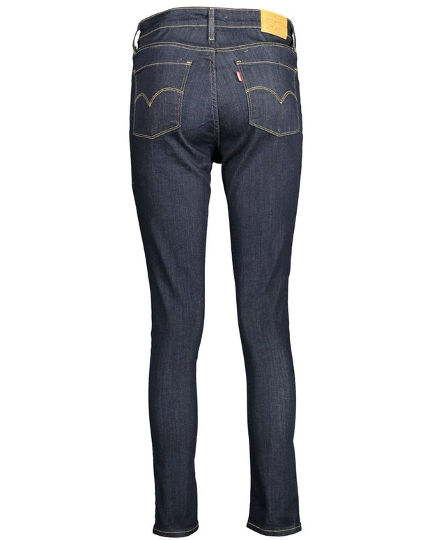 Black Cotton Jeans & Pant