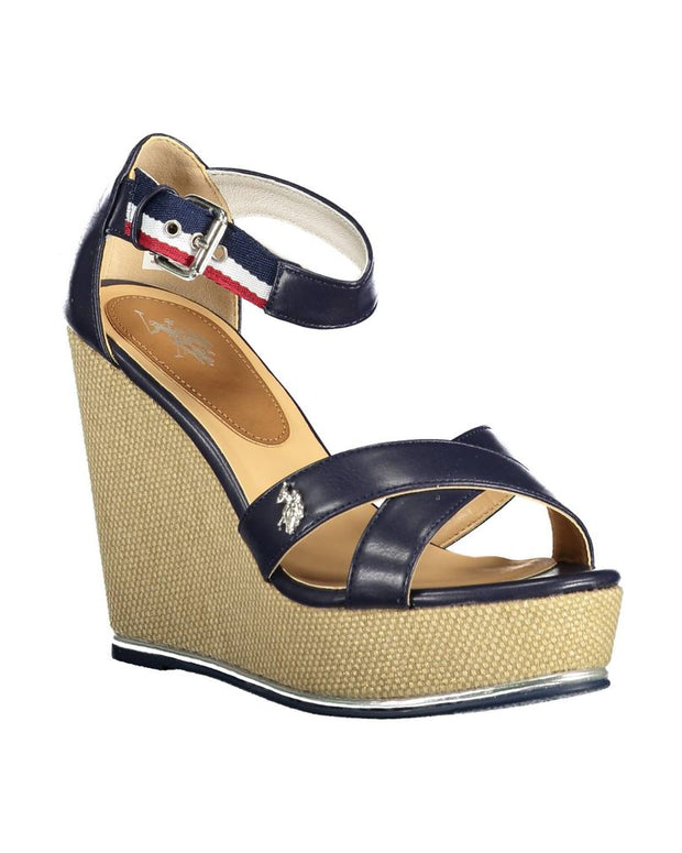 Blue Cotton Sandal