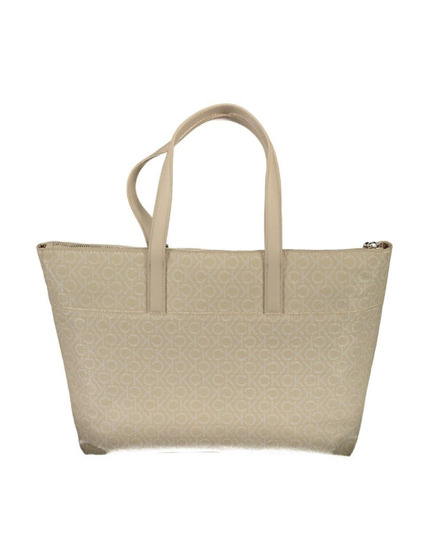 Beige Viscose Women Sweater