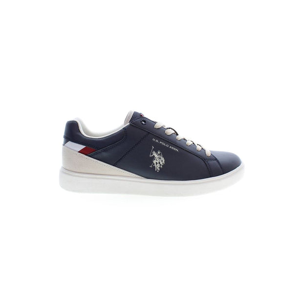 Blue Polyester Sneaker