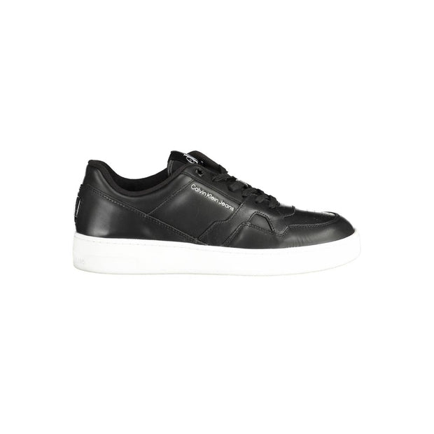 Black Polyester Sneaker
