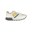 White Polyester Sneaker