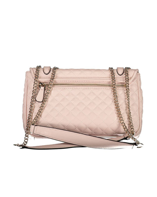 Pink Polyethylene Handbag