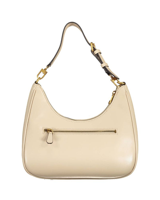 Beige Polyethylene Handbag