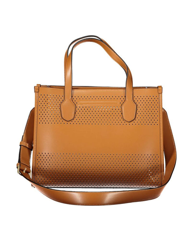 Brown Polyethylene Handbag