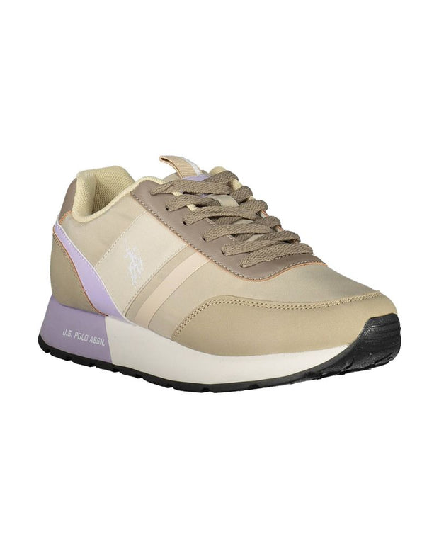 Beige Nylon Sneaker