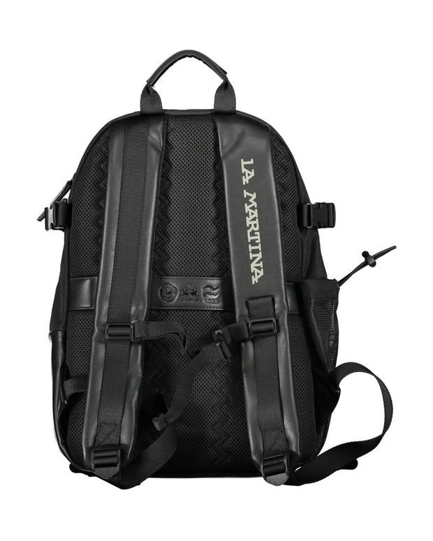 Black Polyester Backpack