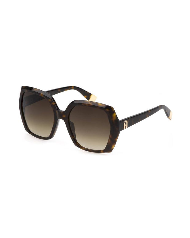 Brown Acetate Women Sunglass