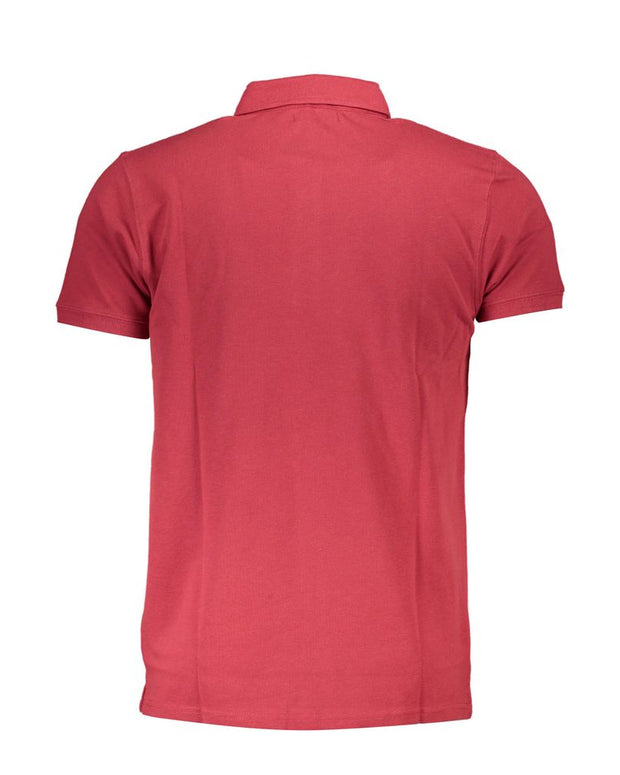 Red Cotton Polo Shirt
