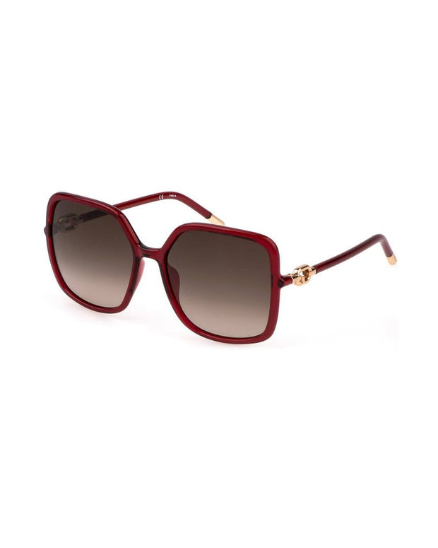 Red Polycarbonate Sunglasses