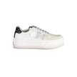 White Polyester Sneaker