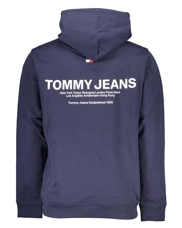 Blue Cotton Men Sweater