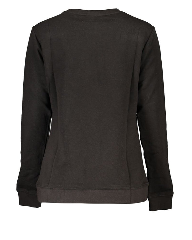 Black Cotton Women Sweater