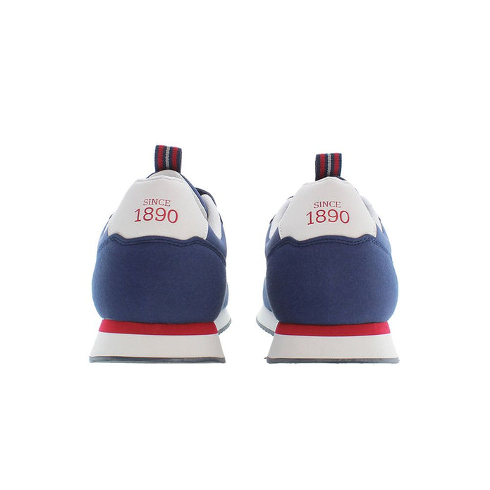 Blue Polyester Sneaker