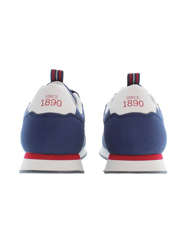 Blue Polyester Sneaker