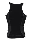 Black Nylon Sleeveless Underwear Tank T-shirt