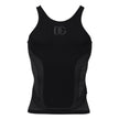 Black Nylon Sleeveless Underwear Tank T-shirt