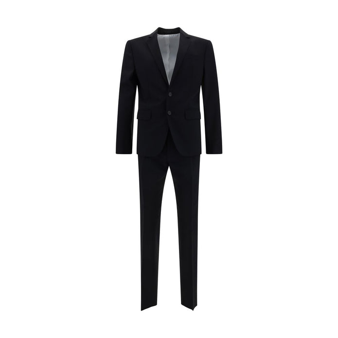 Black Fleece Wool Two-Piece Suit
