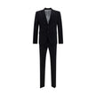 Black Fleece Wool Two-Piece Suit