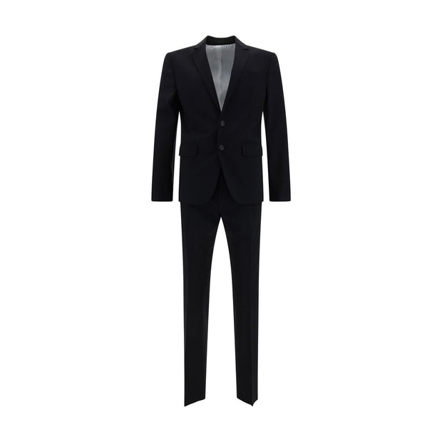 Black Fleece Wool Two-Piece Suit