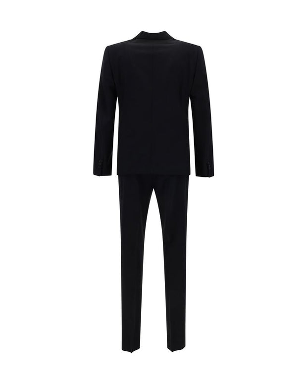 Black Fleece Wool Two-Piece Suit