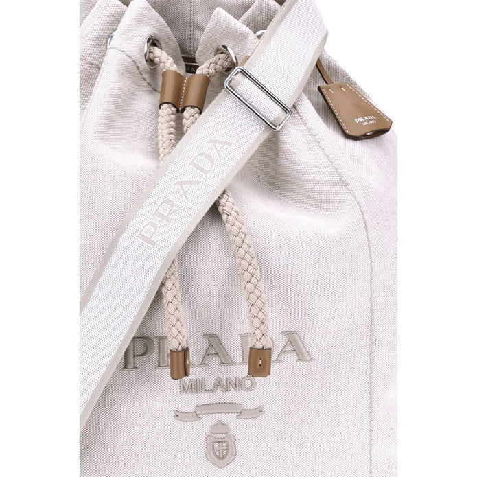 Linen Bucket Bag