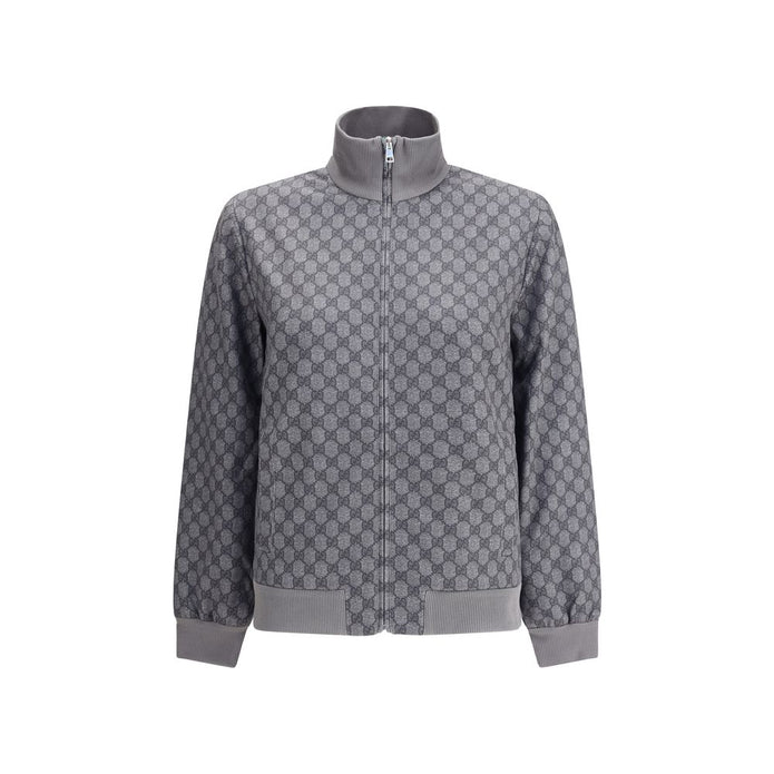 Gray Polyester Sweatshirt