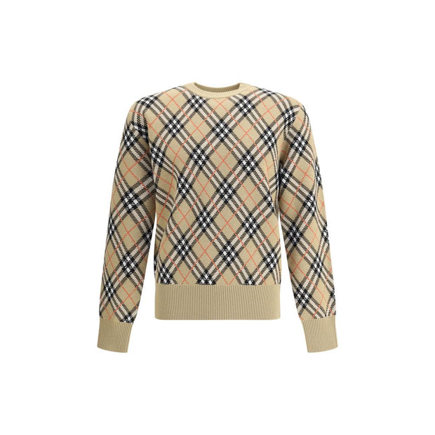Archive Check wool Sweate