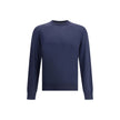 Blue Fleece Wool Sweatshirt