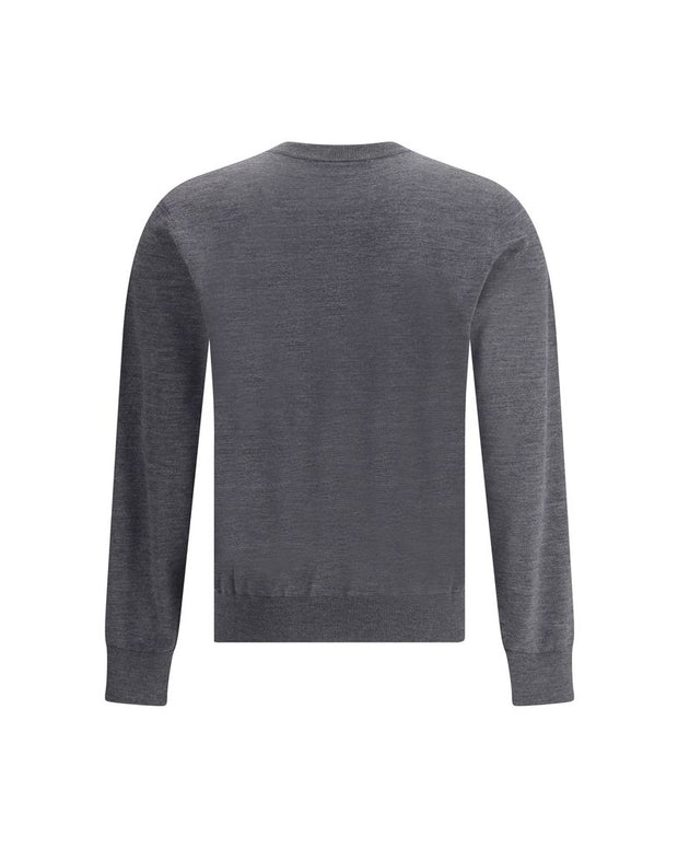 Gray Fleece Wool Sweatshirt