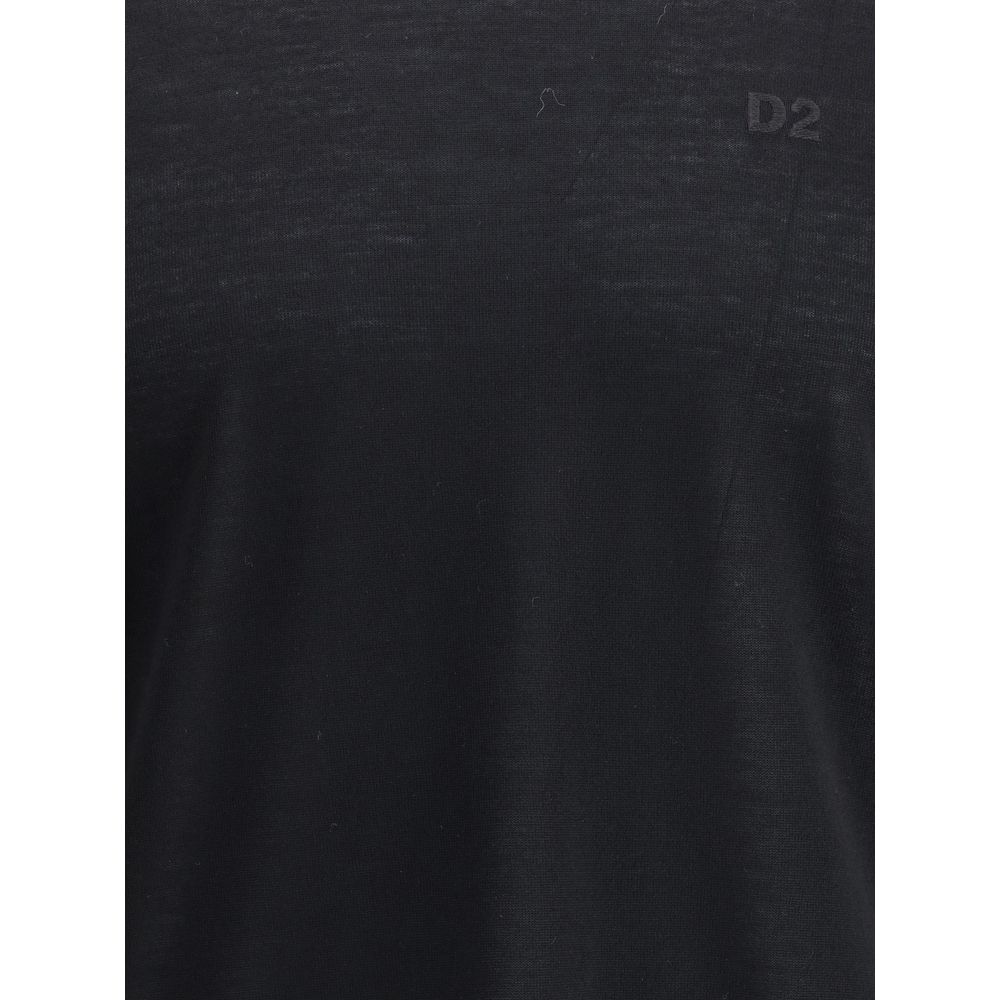 Black Fleece Wool Sweatshirt