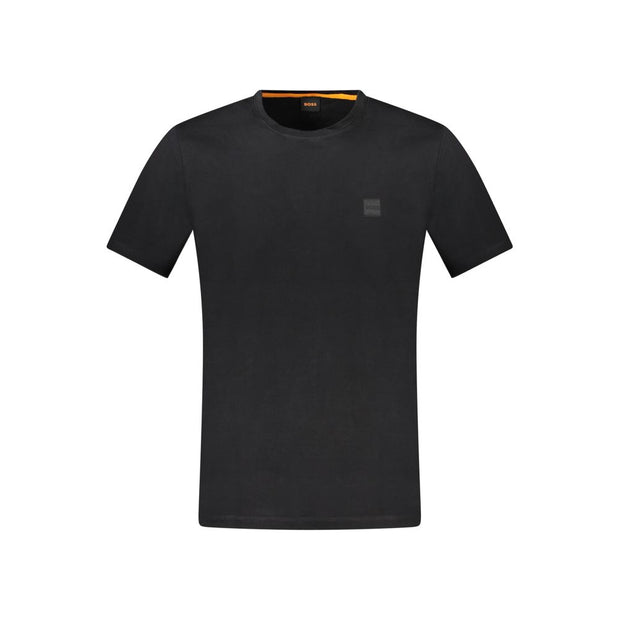 Black Cotton T-Shirt
