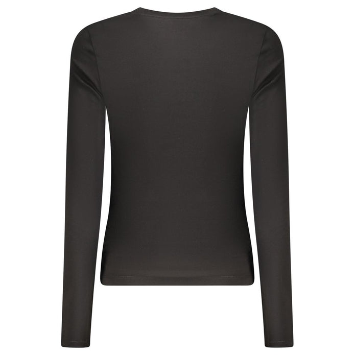 Black Cotton Tops & T-Shirt