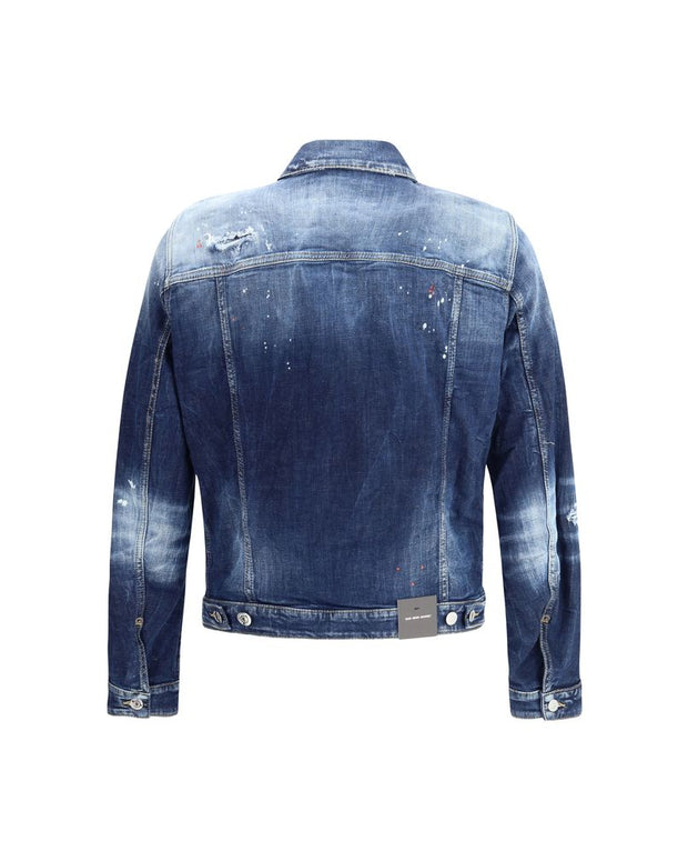 Blue Cotton Denim Jacket