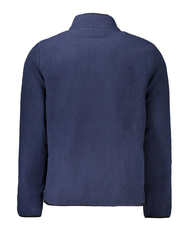 Blue Polyester Sweater