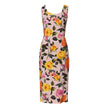 Multicolor Floral Knee Length Sheath Dress