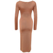 Orange Viscose Long