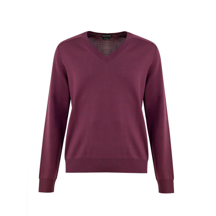 Purple Silk Sweater