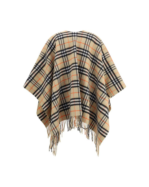 Archivio Check Cashmere Cape