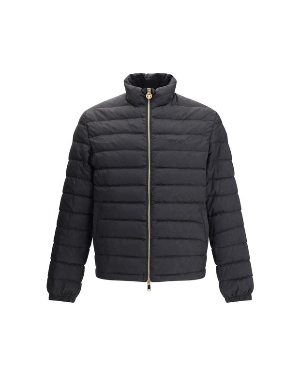 Black Polyester Shell Jacket