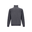Gray Wool Turtleneck
