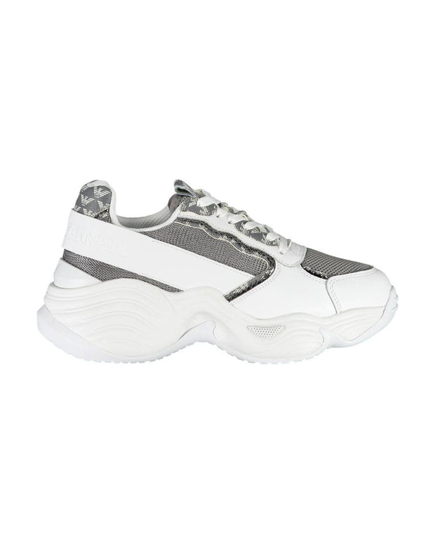 White Polyester Sneaker