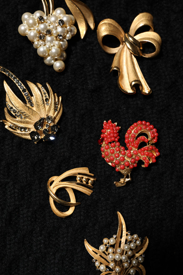 Black Cashmere Quilted Embellished Jacket