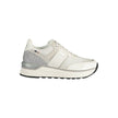 White Polyester Sneaker
