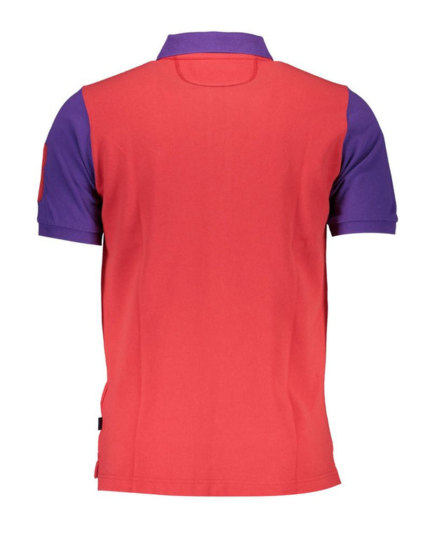 Red Cotton Polo Shirt