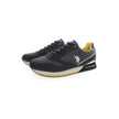 Black Polyester Sneaker