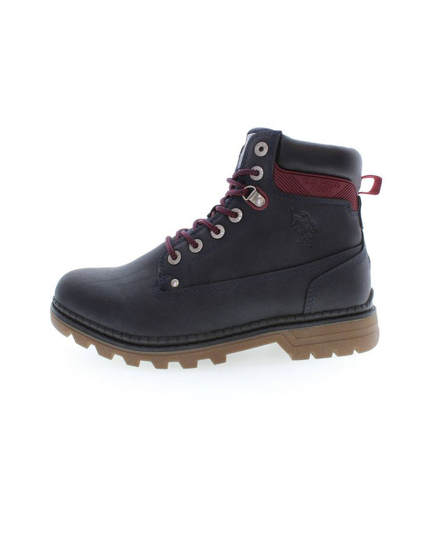 Blue Polyester Boot