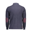 Blue Cotton Polo Shirt